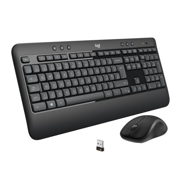 Logitech MK540 Advanced - set tastiera e mouse - wireless - 2,4 GHz - QWERTZ - tedesco (Svizzera)
