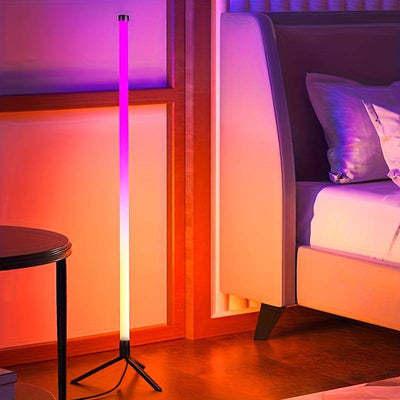 lampada da terra intelligente a LED, cambio di colore RGB abbagliante, lampada da terra d'angolo