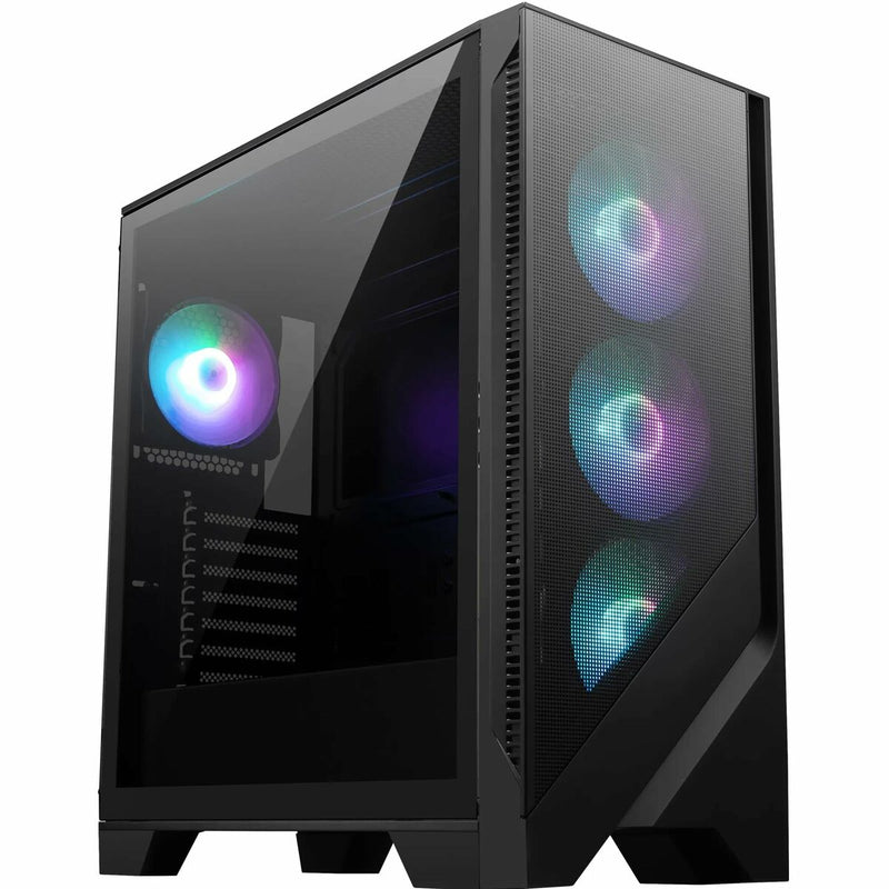 Case computer desktop ATX MSI MAG FORGE 320R AIRFLOW Nero Trasparente