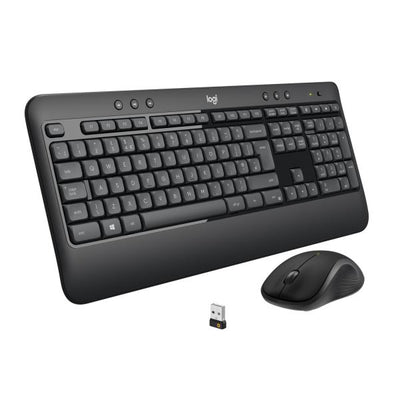 Logitech MK540 Advanced Combo Tastiera e Mouse Wireless per Windows, Ricevitore USB Unifying 2,4 GHz, Tasti di Scelta Rapida Multimediali, Durata Batteria di 3 Anni, per PC, Laptop (Logitech MK540 Ad