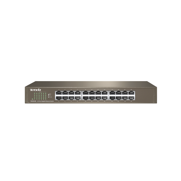 TENDA SWITCH 24 PORTE GIGABIT DESKTOP RACK MOUNTABLE UNMANAGED