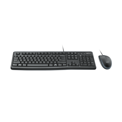 Logitech Tastiera+mouse Usb Nero Mk120 920-002543
