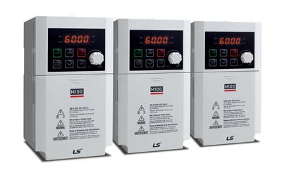 Inverter 1x200-240Vac, 1.5kW - 7.5A HD, Advanced I/O FC, IP20, EMC Filter C2, LED Keypad, Modbus Com, Built in DB LS Electric