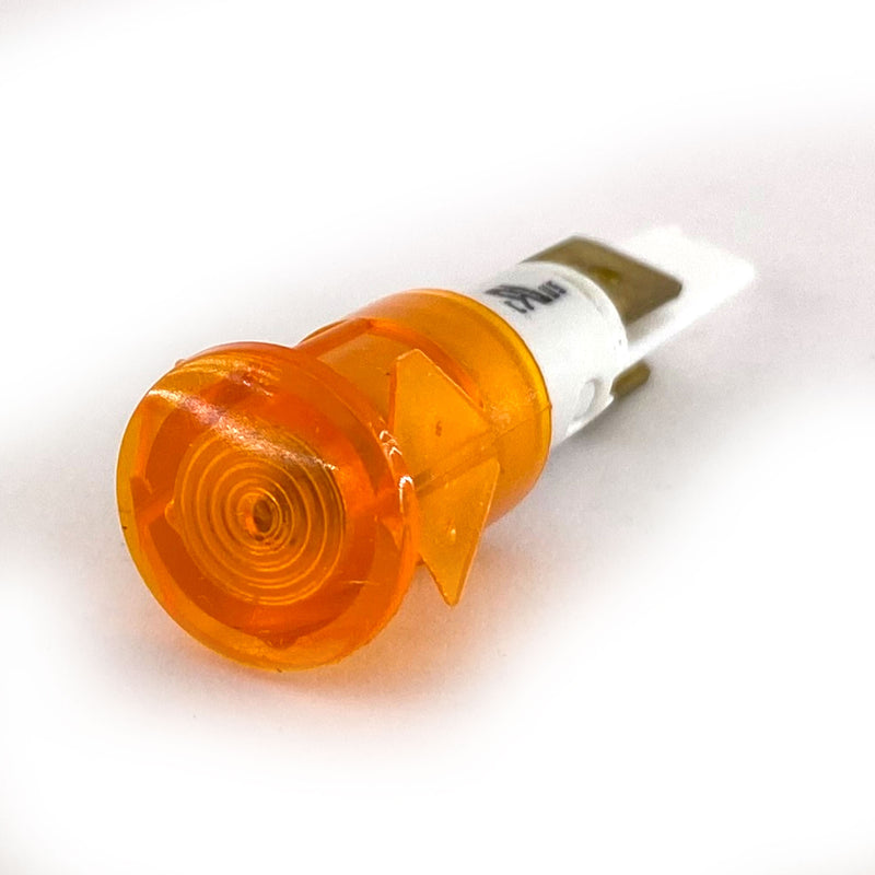 Spia luminosa tonda arancio 220V Aleyay