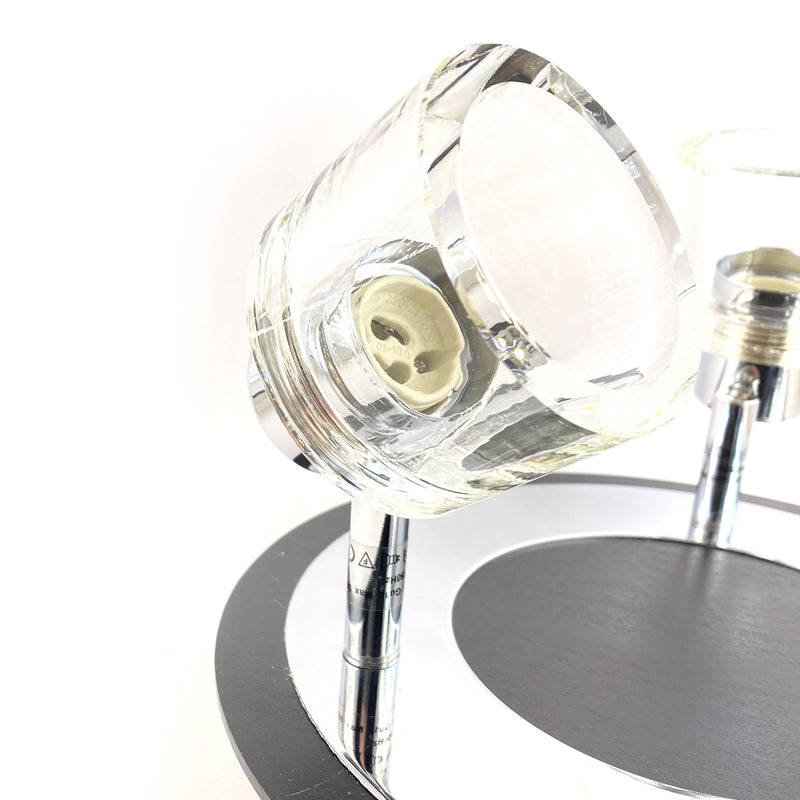 Plafoniera 3 faretti con vetro MAX 3X50W GU10 Aleyay