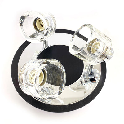 Plafoniera 3 faretti con vetro MAX 3X50W GU10 Aleyay