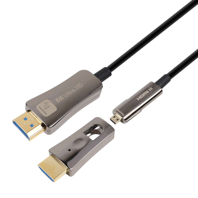 Cavo HDMI A/A Micro HDMI Active Optical Cable in Fibra Ottica 8K 20m
