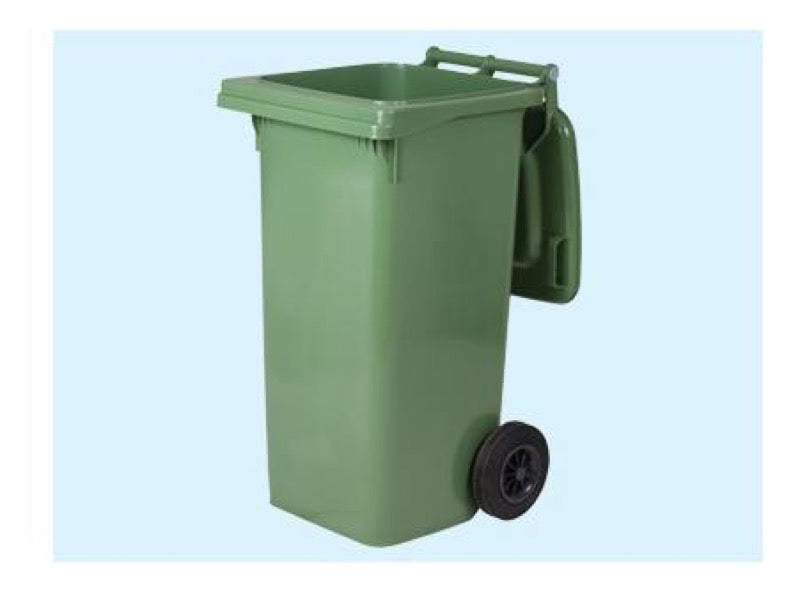 BIDONE BIDONI QUADRI CON RUOTE PER RIFIUTI 240LT CM. 73x58xH106 - 4 COLORI