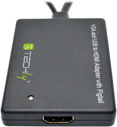 Adattatore Convertitore VGA a HDMI con Supporto Audio via USB