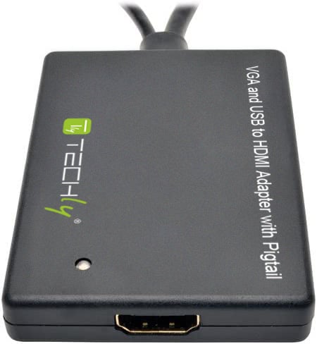 Adattatore Convertitore VGA a HDMI con Supporto Audio via USB
