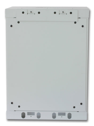 Armadio Rack 10'' a muro 6 unità con pannelli asportabili Grigio prof. 300 mm