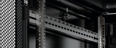 Armadio Server Rack 19'' 800x1000 42U Nero Porta Grigliata serie Evolution Ventilato