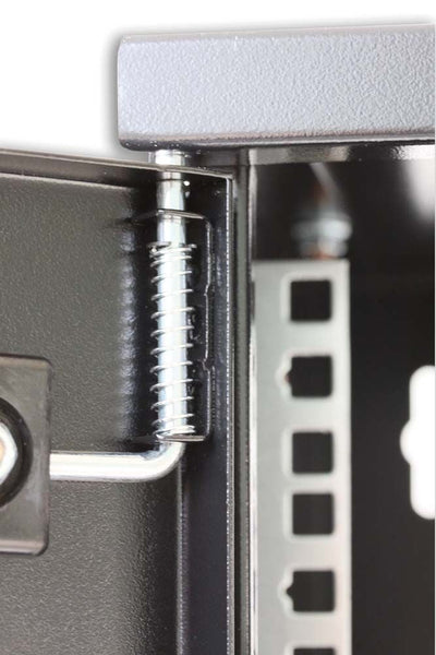 Armadio Rack 19'' a muro 10 unità prof. 400 Nero Assemblato