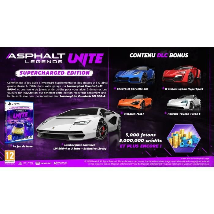 Asphalt Legends Unite - Gioco per PS5 - Edizione Supercharged