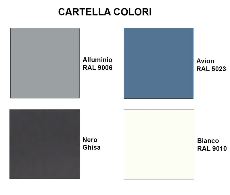 Scaffalatura metallica per allestimento negozi cm. 100x50x200h