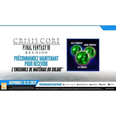 Crisis Core Final Fantasy VII Reunion Game Switch