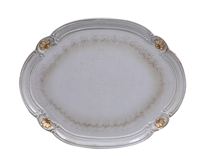 Biscottini SET DUE VASSOI IN LEGNO FIORENTINI decorati incisi mano Offerta Speciale