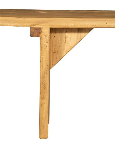 Biscottini PANCA IN LEGNO MASSELLO DI TIGLIO FINITURA NATURALE MADE IN ITALY realizzata