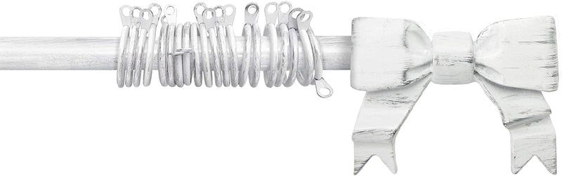 Bastone per Tende Estensibile Shabby Chic Silver Cadeaux Collection 120-210 cm