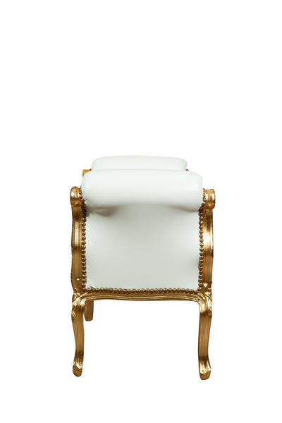 Biscottini Panchetta stile francese Luigi XVI in legno massello di faggio XVI, faggio,