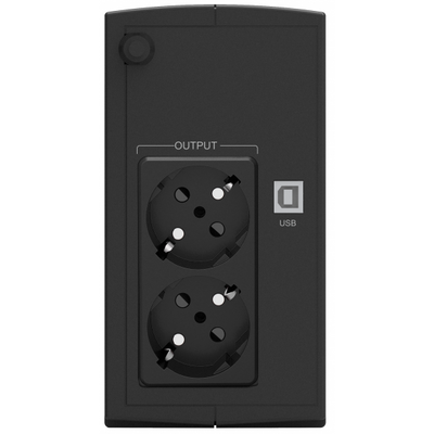 PowerWalker Basic VI 650 SB gruppo di continuità [UPS] A linea interattiva 0,65 kVA 360 W 2 presa[e] AC (Basic VI 650 SB - UPS 650VA/360W - Line Interactive, HID driver - Warranty: 24M)