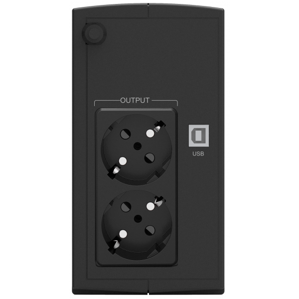 PowerWalker Basic VI 650 SB gruppo di continuità [UPS] A linea interattiva 0,65 kVA 360 W 2 presa[e] AC (Basic VI 650 SB - UPS 650VA/360W - Line Interactive, HID driver - Warranty: 24M)