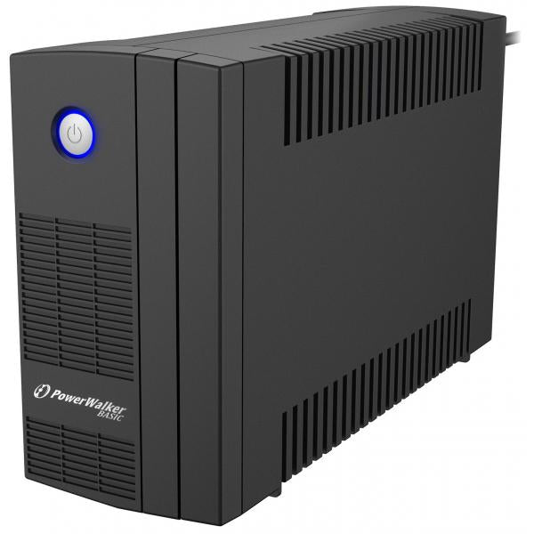 PowerWalker Basic VI 650 SB gruppo di continuità [UPS] A linea interattiva 0,65 kVA 360 W 2 presa[e] AC (Basic VI 650 SB - UPS 650VA/360W - Line Interactive, HID driver - Warranty: 24M)