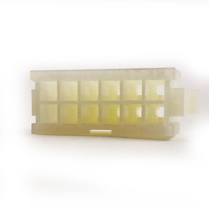 Blocchetto porta maschio 12 vie mini-fit Mikropla