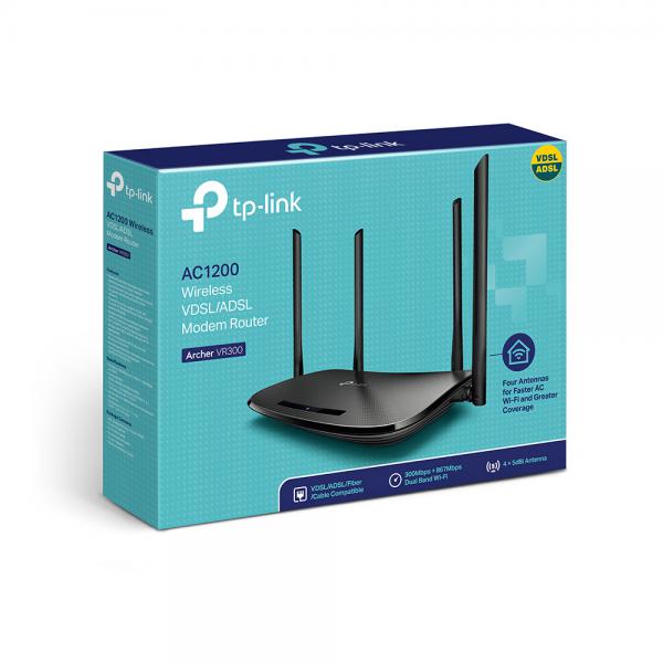 TP-Link Archer VR300 router wireless Fast Ethernet Dual-band (2.4 GHz/5 GHz) Nero