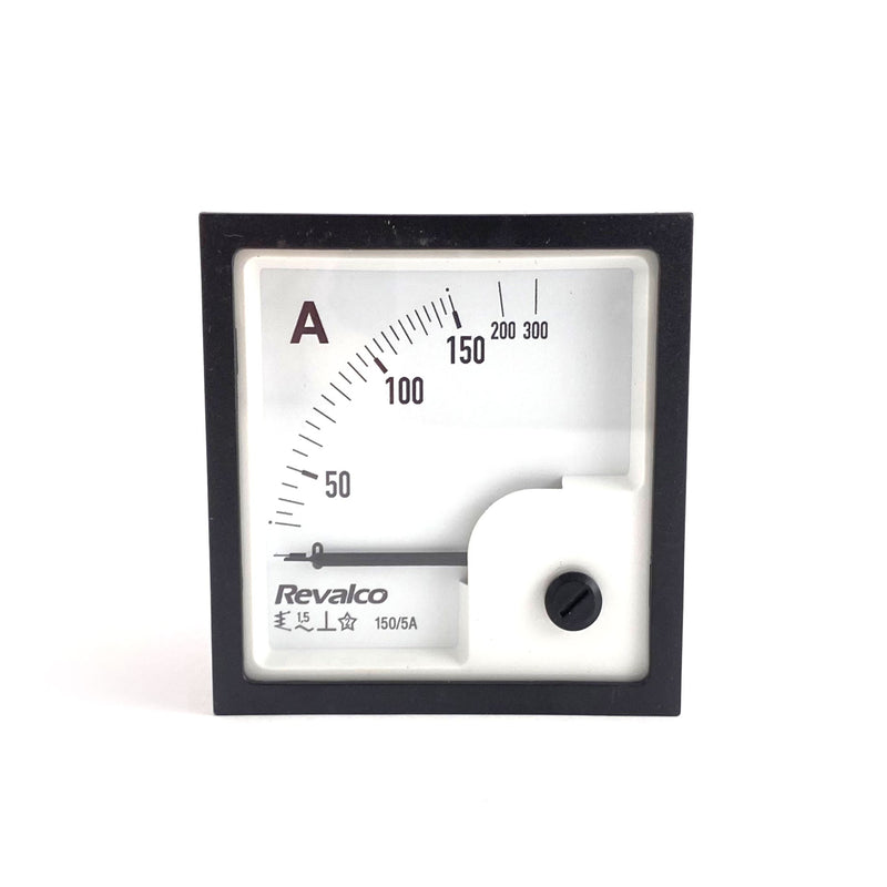 Amperometro analogico 90 gradi fer. 72 50/5A 2IN Revalco
