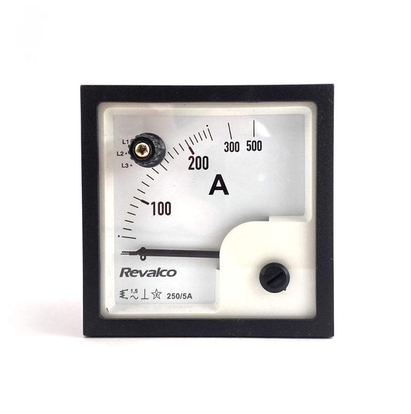 Amperometro analogico 90 fer .72 250/5A 2IN Revalco