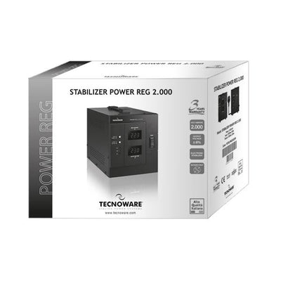TECNOWARE STABILIZER POWER REG 2000VA (FSTELPRE2000M) - STABILIZZATORE ELETTRONICO 1.600W