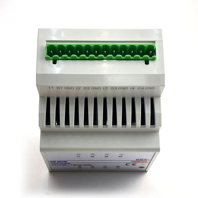 Modulo 8 Ingressi KNX (4 Digitali + 4 Universali) IP20, 4 Moduli DIN