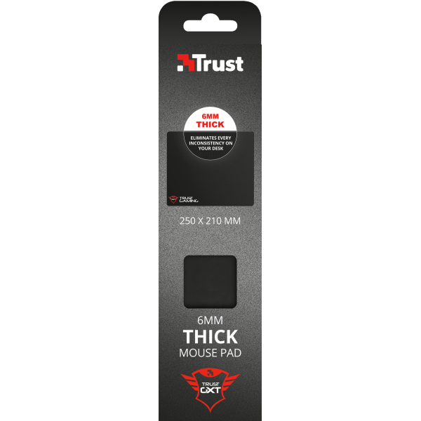 Trust Pad Per Mouse Gaming Gxt 755-t 6mm Antiscivolo Nero 22795