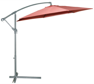 OMBRELLONE GIARDINO LATERALE IN ALLUMINIO CM300 ARREDO GIARDINO