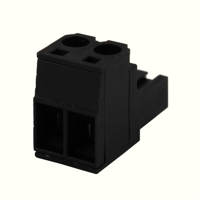 Connettore Circuito Stampato 2 Poli Passo 5.08mm Nero