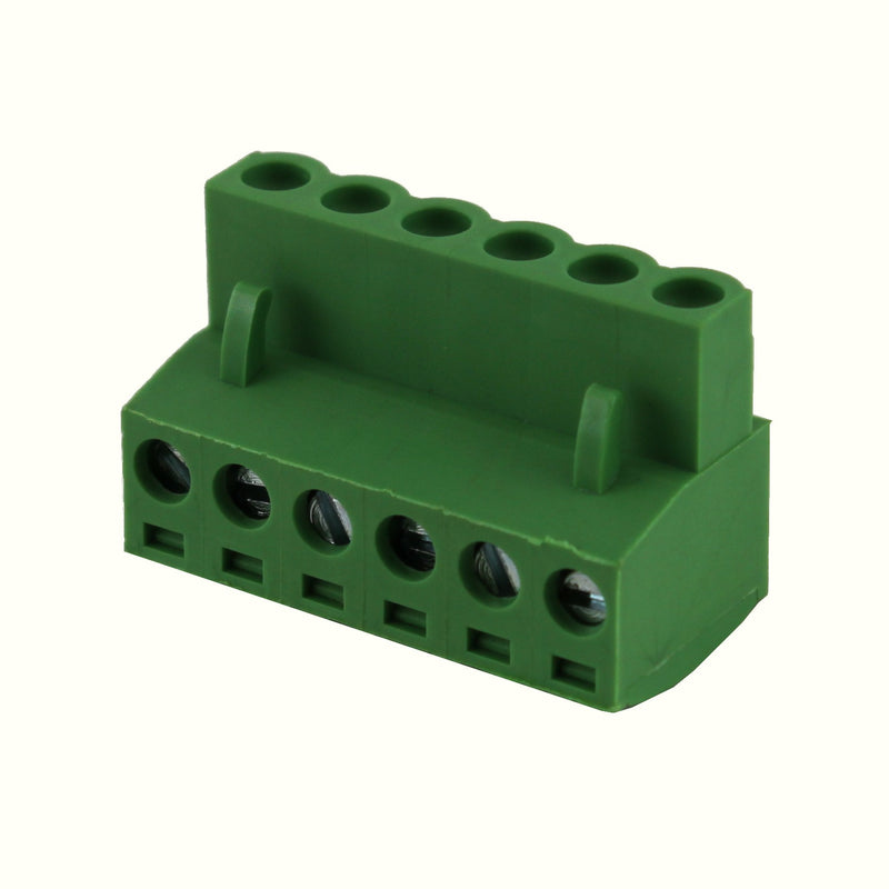 Connettore verticale 6 vie passo 5.8 Aleyay