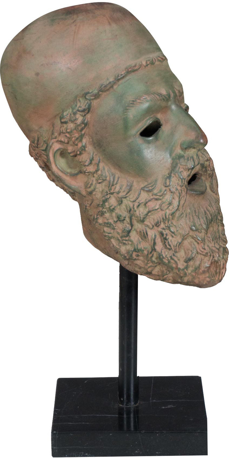 Biscottini Testa in bronzo 15x43x20 cm realizzata fusione cera L15xPR43xH20 L15xPR43xH20