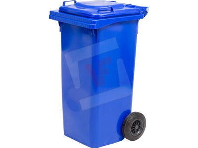 BIDONE BIDONI QUADRI CON RUOTE PER RIFIUTI 240LT CM. 73x58xH106 - 4 COLORI