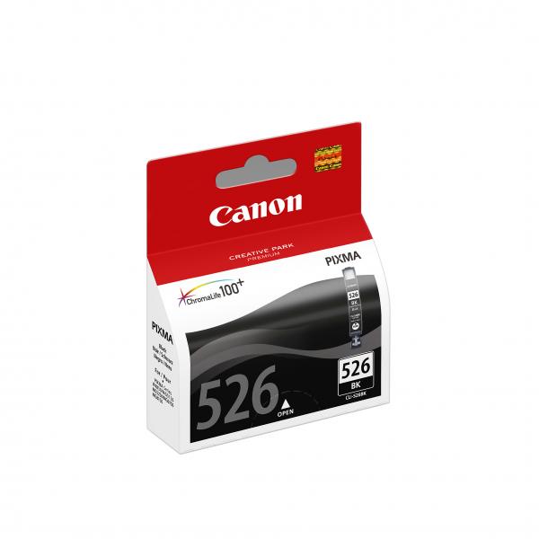 CANON CART INK NERO CLI-526BK 9ML PER MG 5150 5250 6150 8150 IP4850