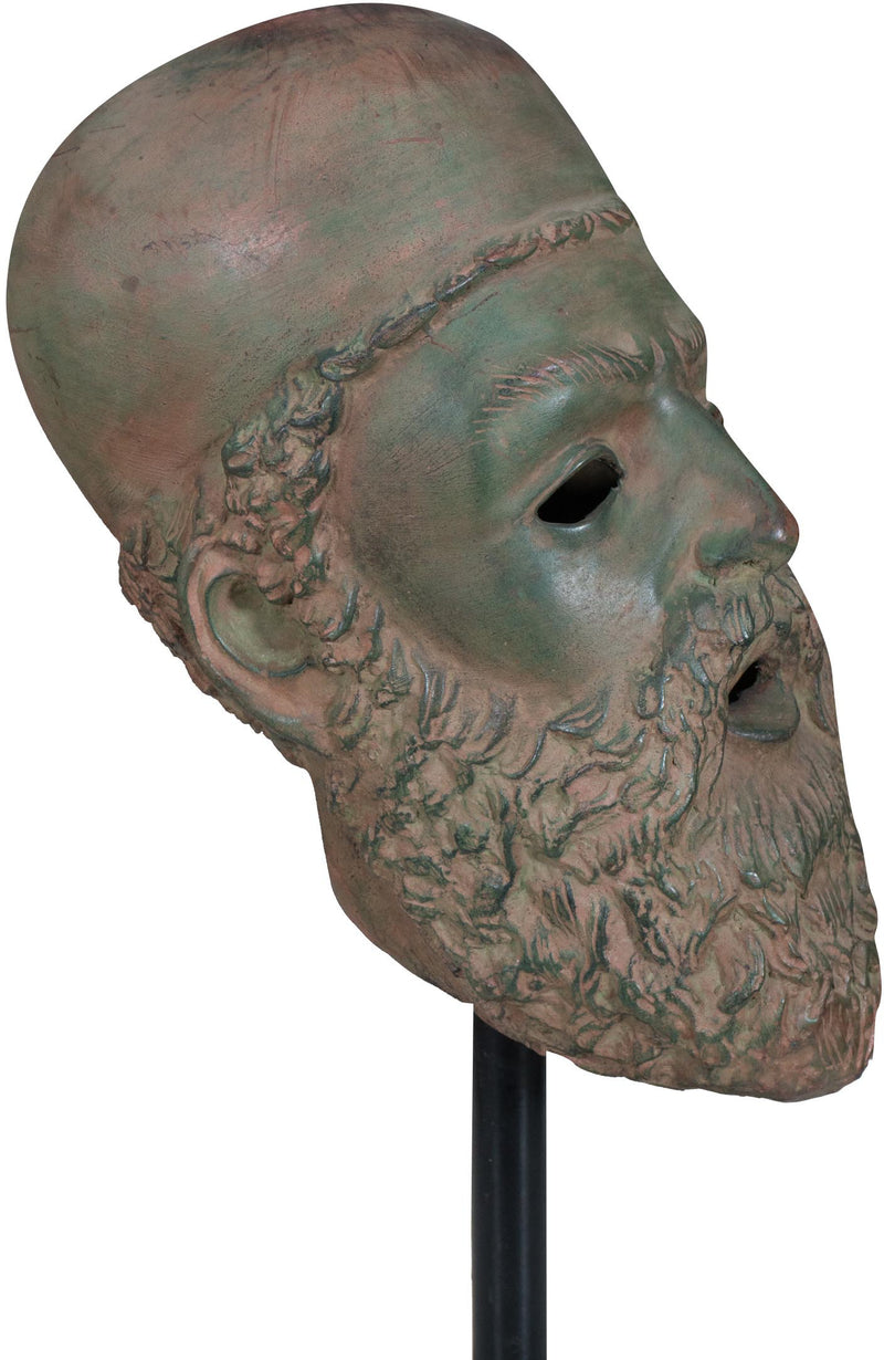 Biscottini Testa in bronzo 15x43x20 cm realizzata fusione cera L15xPR43xH20 L15xPR43xH20