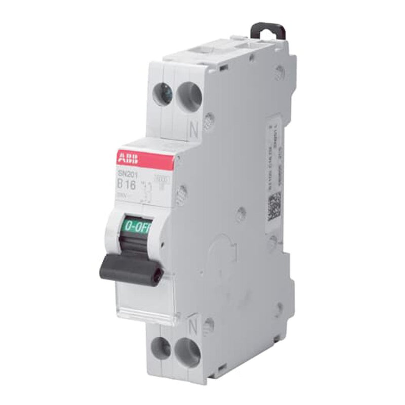 Interruttore magnetotermico SN201 C16 1P+N 16A (N201C16) Abb