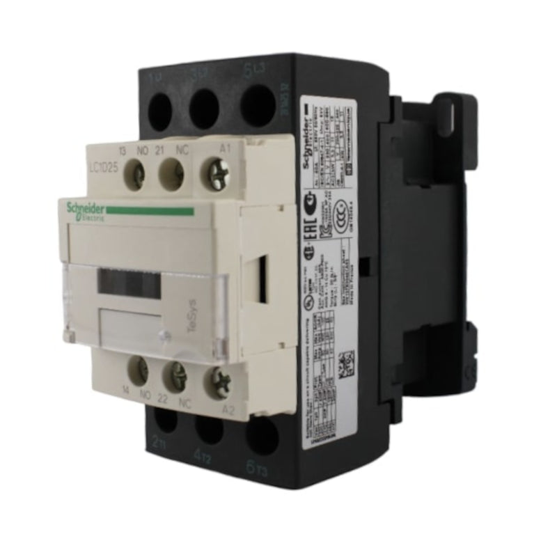 Contattore TeSys LC1D - 3 poli - AC3 440V 25 A - 24 V AC Schneider
