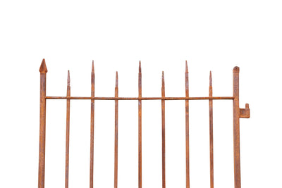 Biscottini Cancello in ferro finitura anticata L96XPR8XH200 CM forgiato mano verniciato