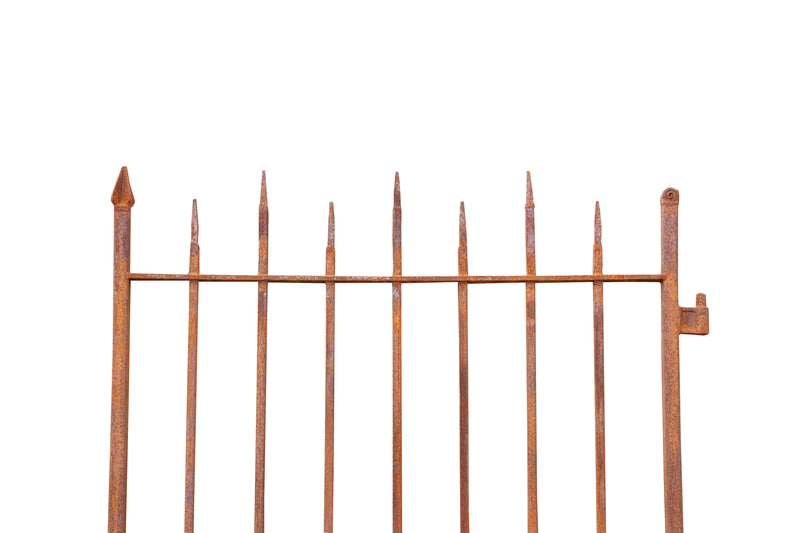 Biscottini Cancello in ferro finitura anticata L96XPR8XH200 CM forgiato mano verniciato