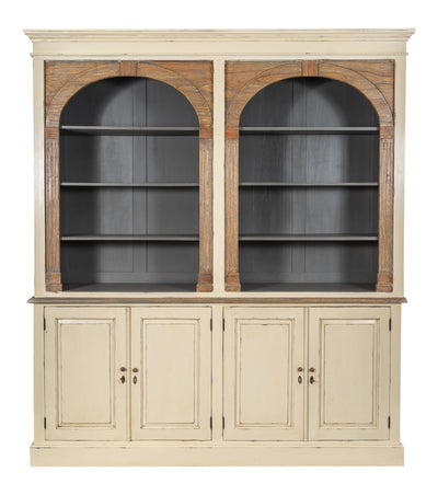 Biscottini Libreria in legno massello di mogano rovere Spaziosa molto robusta Offerta