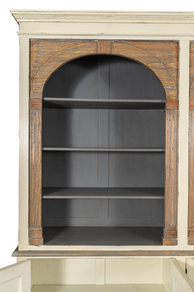 Biscottini Libreria in legno massello di mogano rovere Spaziosa molto robusta Offerta