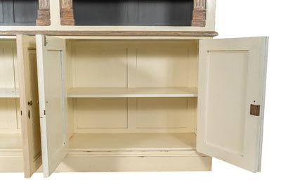 Biscottini Libreria in legno massello di mogano rovere Spaziosa molto robusta Offerta