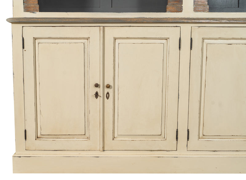 Biscottini Libreria in legno massello di mogano rovere Spaziosa molto robusta Offerta