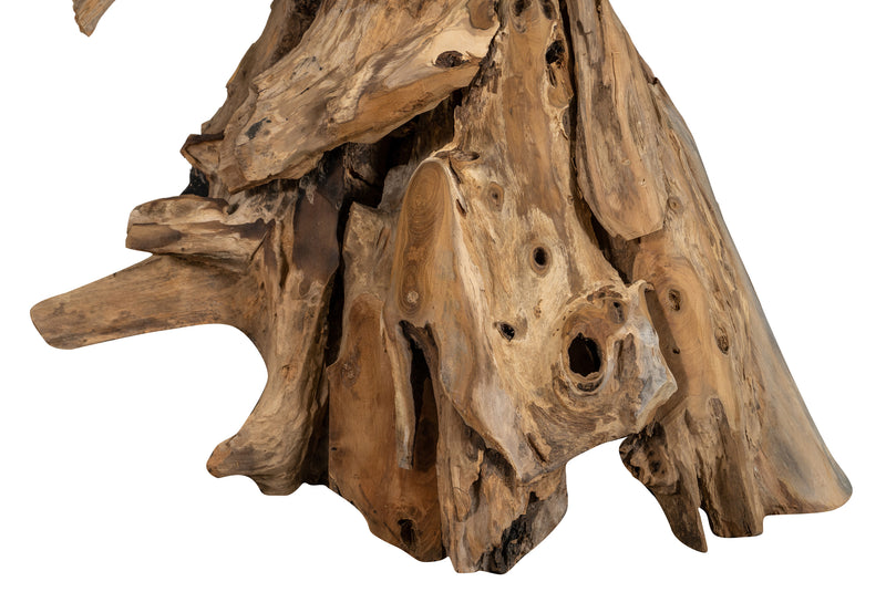 Biscottini Scultura a forma di testa di cavallo in legno di teak riportato dal mare